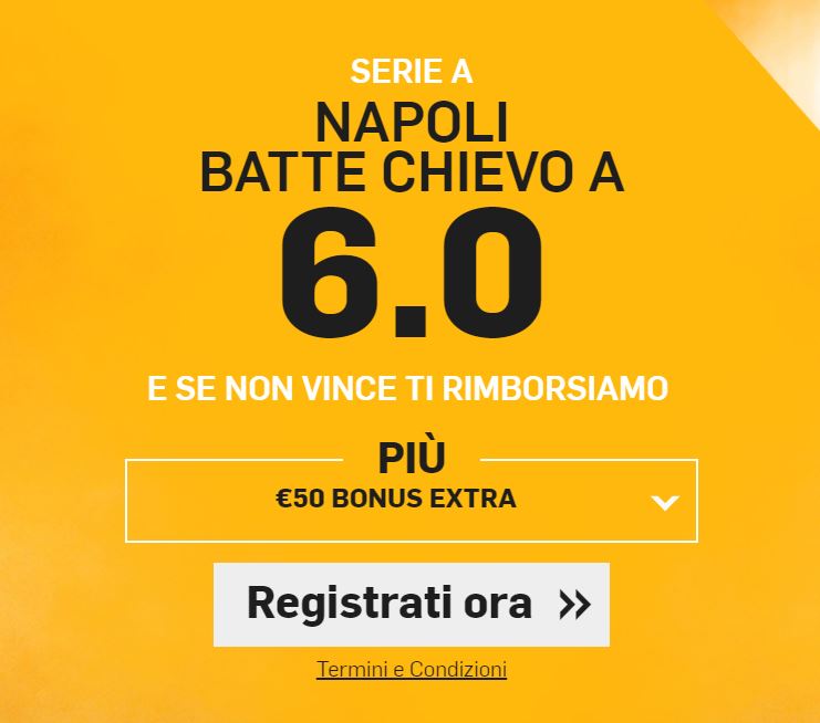 Napoli - Chievo bonus