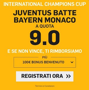 Betfair Juve-Bayern Champions CUP