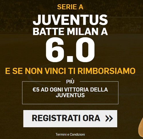 Bonus Juve Milan