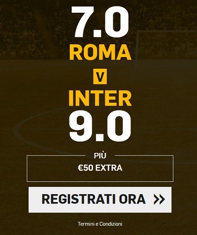Roma-Inter 26-08-2017 Roma-Inter Bonus di Benvenuto