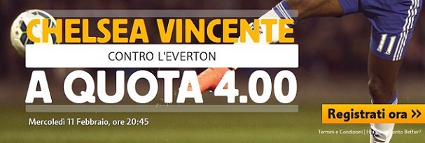 Chelsea a 4.00 Chelsea a 4.00