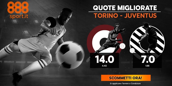 Torino - Juventus bonus 888Sport quote