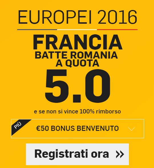Francia batte Romania a 5.0 BONUS Francia batte Romania a 5.0