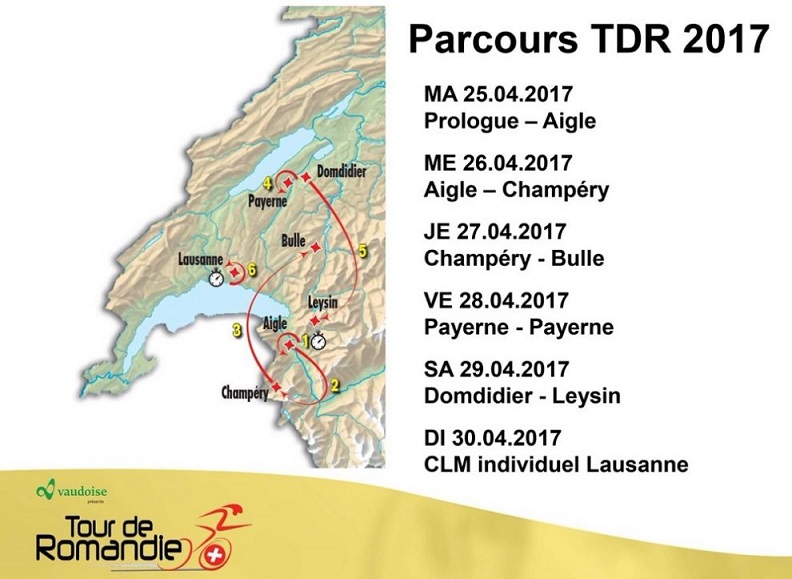 Pronostici Giro di Romandia 2017