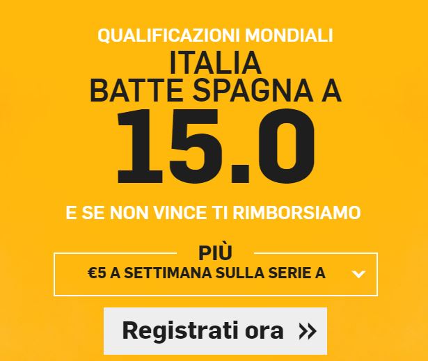 Italia - Spagna 15.00