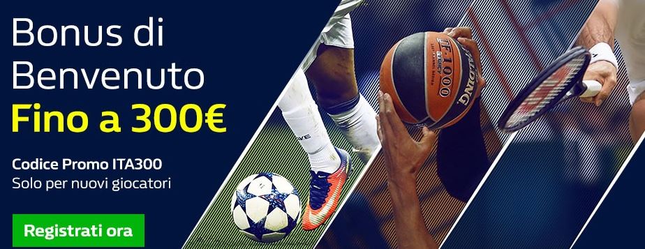 Bonus di Benvenuto Nuovo Codice Bonus William Hill