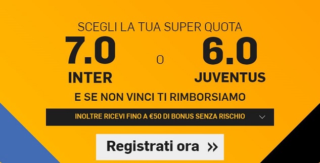 Inter a 7.0 o Juve a 6.0 Inter a 7.0 o Juve a 6.0