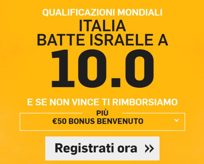 Italia batte Israele a 10.0