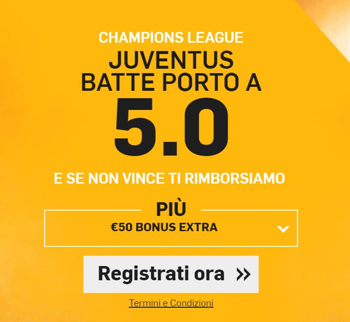 Juventus-Porto Bonus