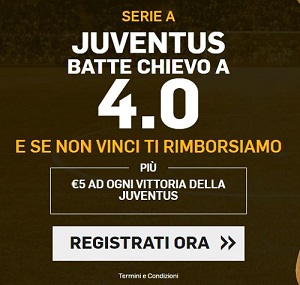 Bonus Chievo-Juventus