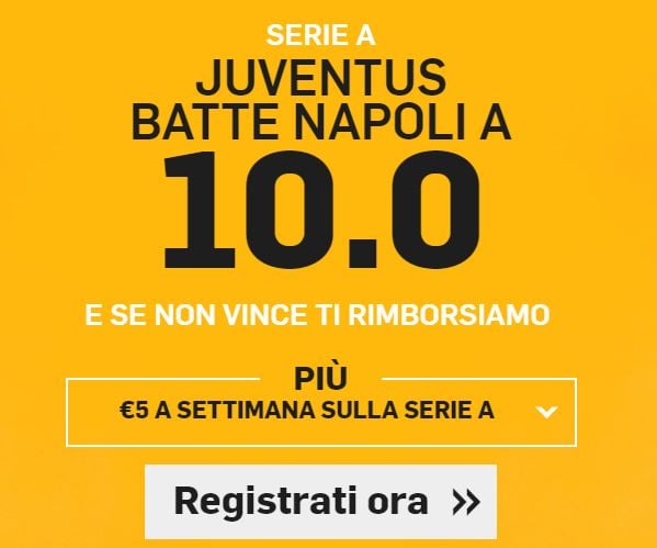 Juve batte Napoli a quota 10.00