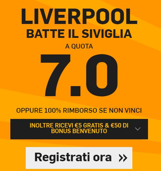 Liverpool 7.00 +  Bonus