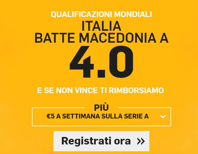 Macedonia - Italia promozione