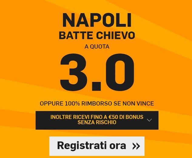 Napoli batte Chievo a 3.0 Napoli batte Chievo a 3.0