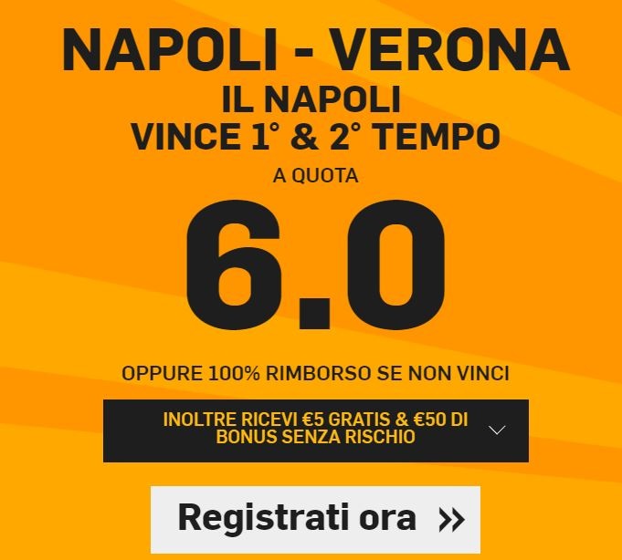 Napoli-Verona Betfair.it Napoli-Verona