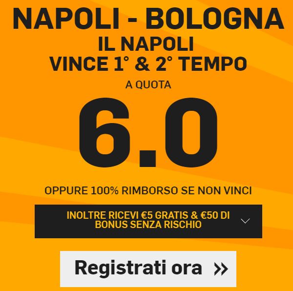 Napoli - Bologna Bonus