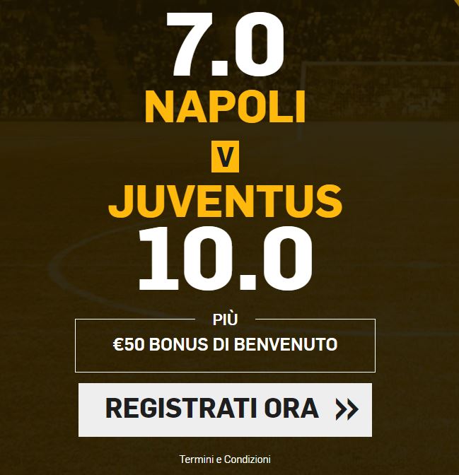 Napoli-Juve Bonus