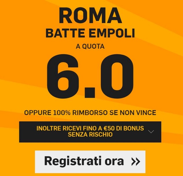 Roma batte Empoli a 6.0!
