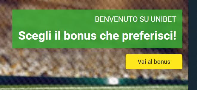 Scegli il Bonus con Unibet.it
