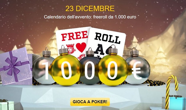 23 Dicembre Freeroll