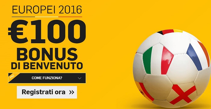 €100 BONUS Betfair.it €100 BONUS Betfair