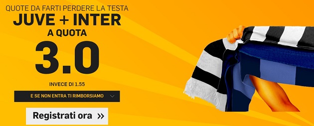 Juve-Inter a 3.00 Juve-Inter a 3.00